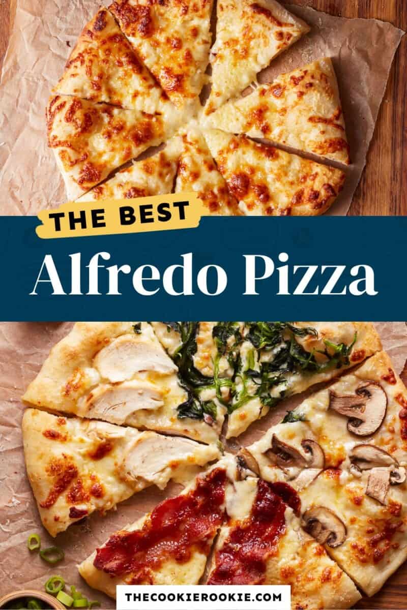 The best alfredo pizza.