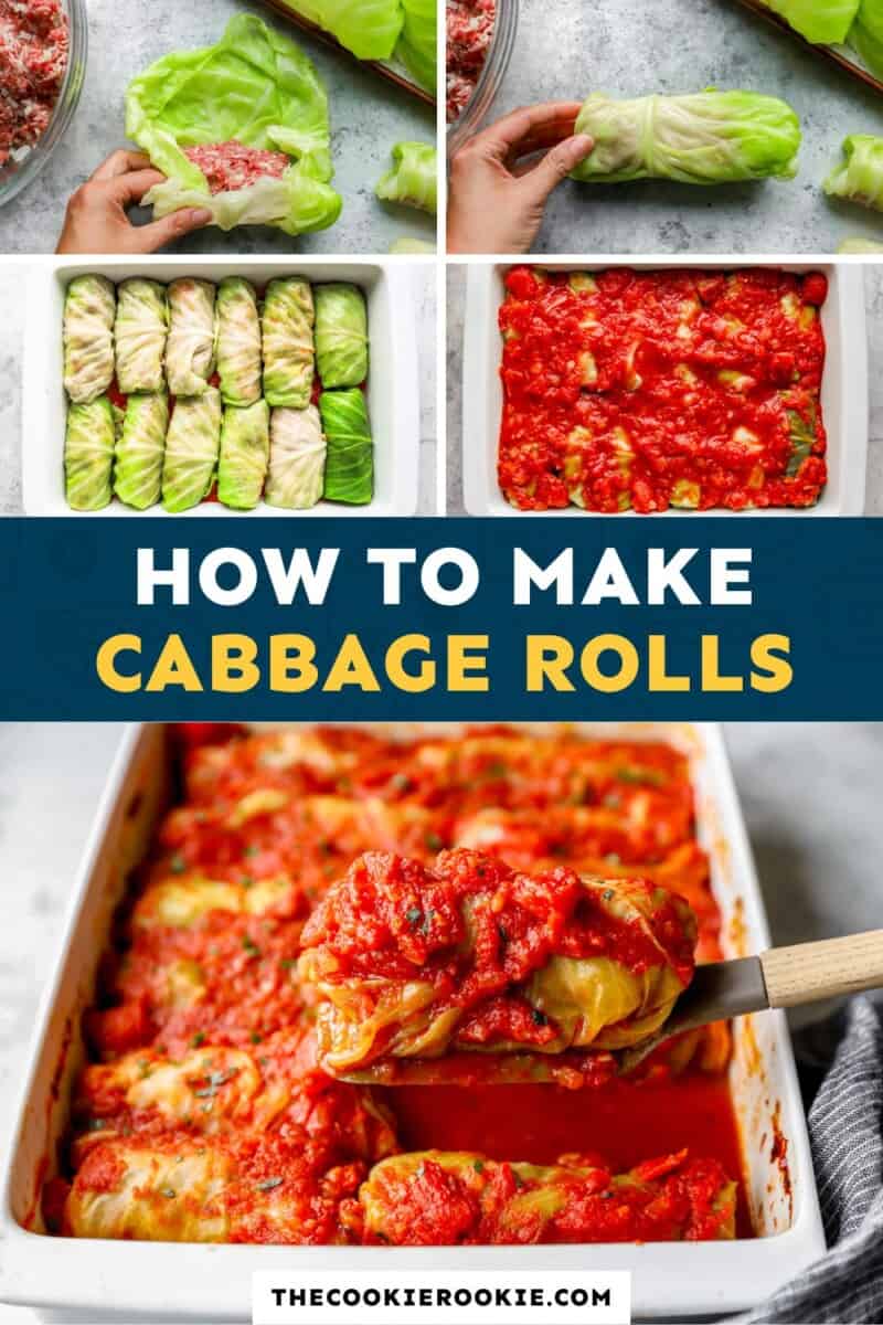 How to make cabbage rolls.