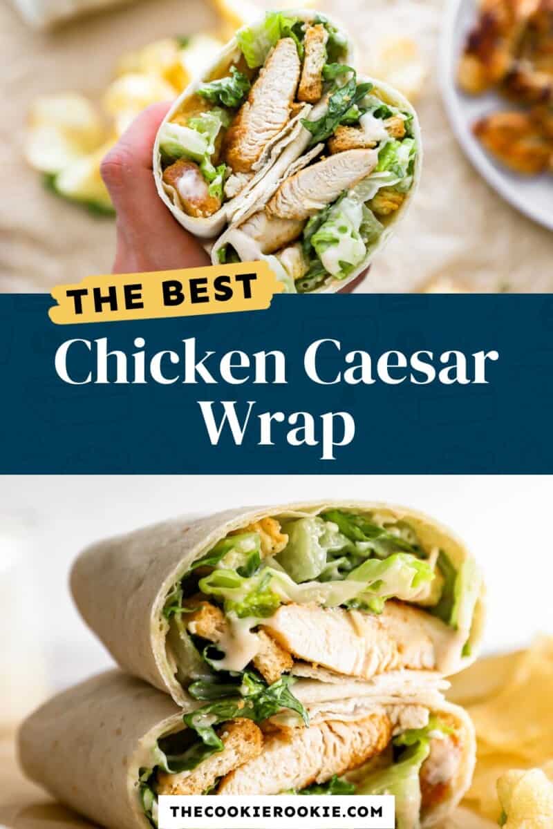 The best chicken caesar wrap.