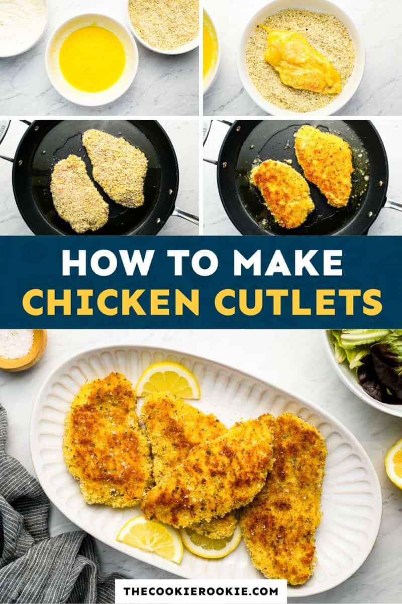 How to make chicken cutlets.