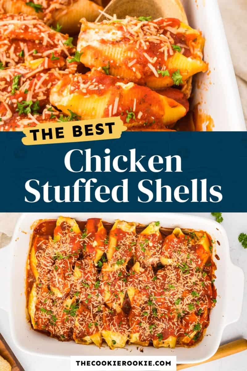The best chicken stuffed shells.