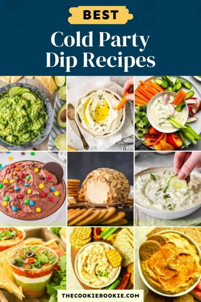 Easy Cold Party Dips
 22 Easy Cold Dips for Parties The Cookie Rookie