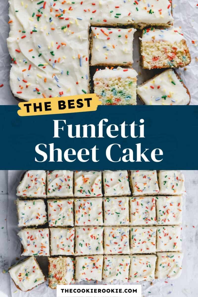 The best funfetti sheet cake.