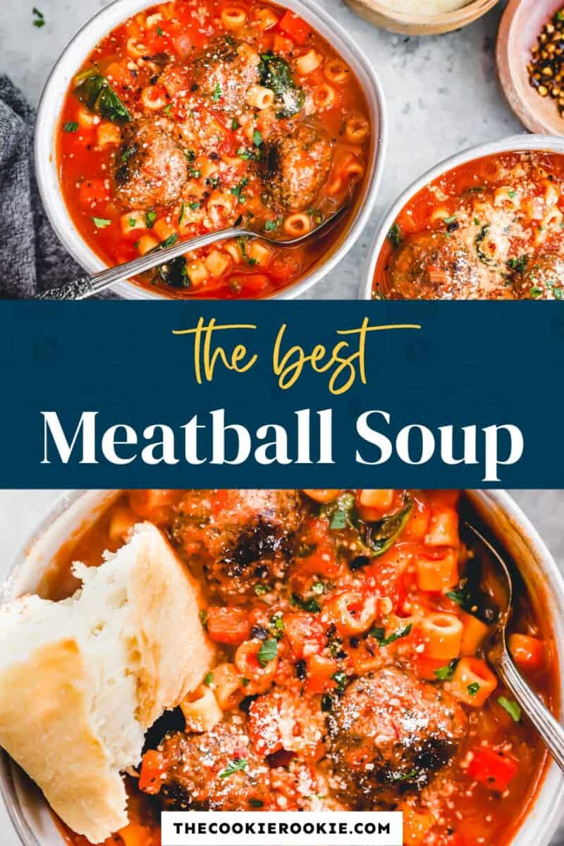 The best meatball soup.