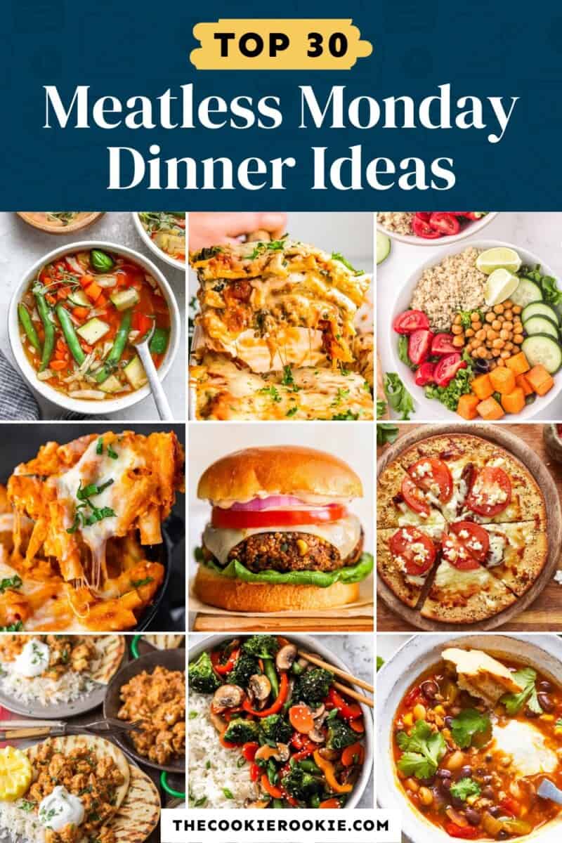 Top 30 meatless monday dinner ideas.