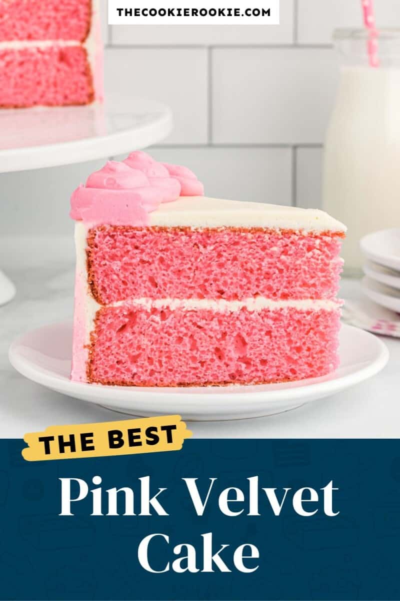 The best pink velvet cake.