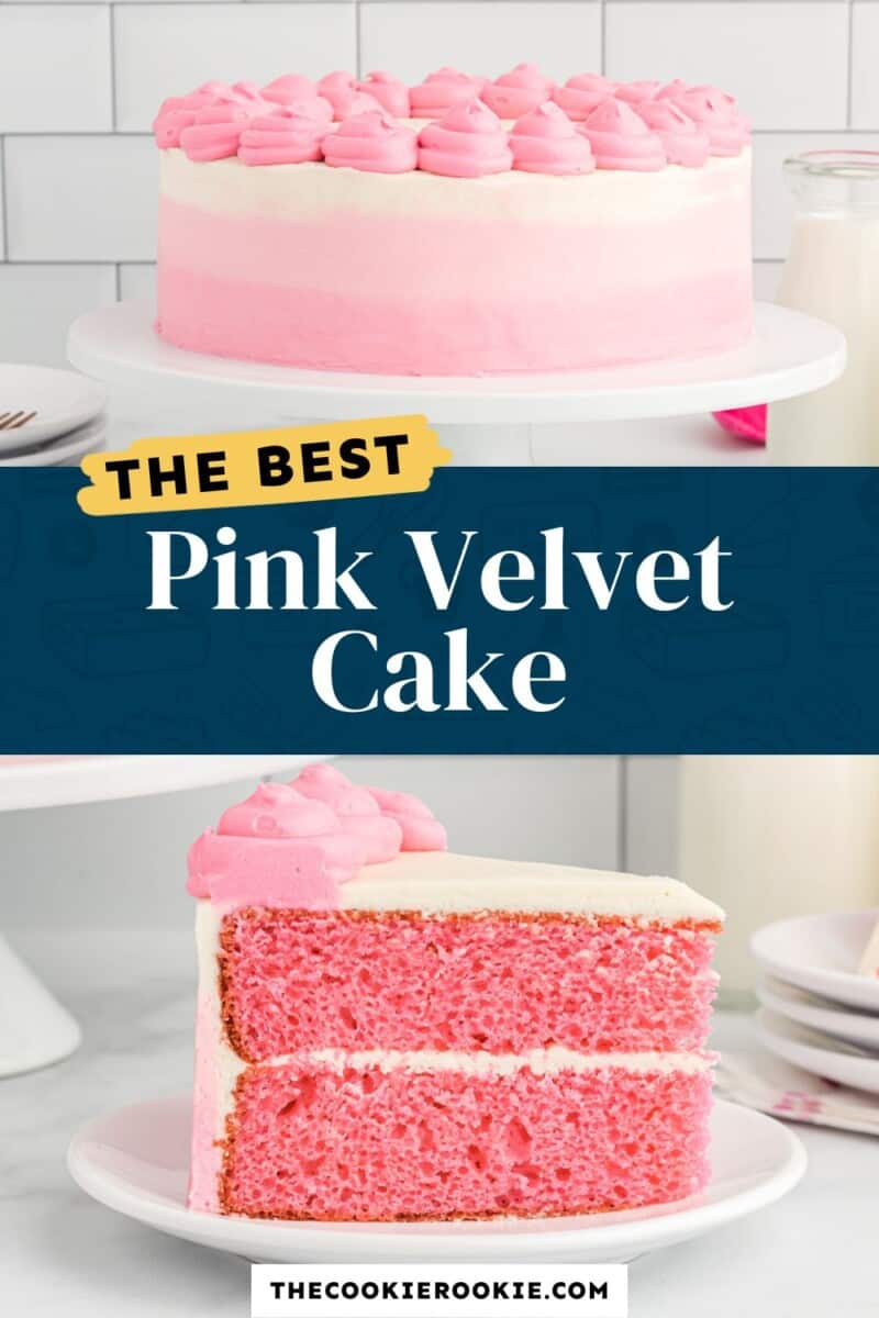 The best pink velvet cake.