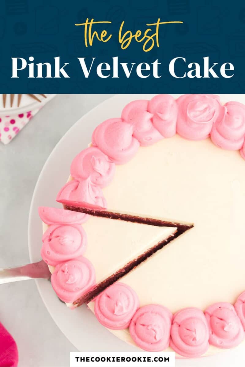 The best pink velvet cake.