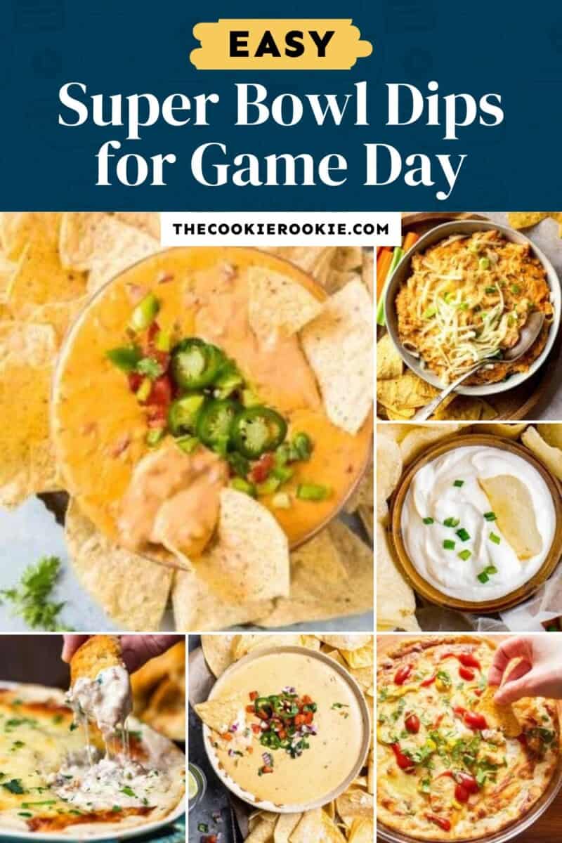 Easy super bowl dips for game day.