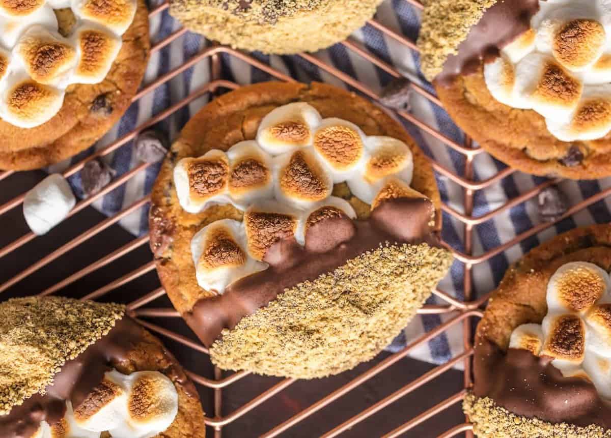 Easy Cookie Recipe - S'mores Cookies