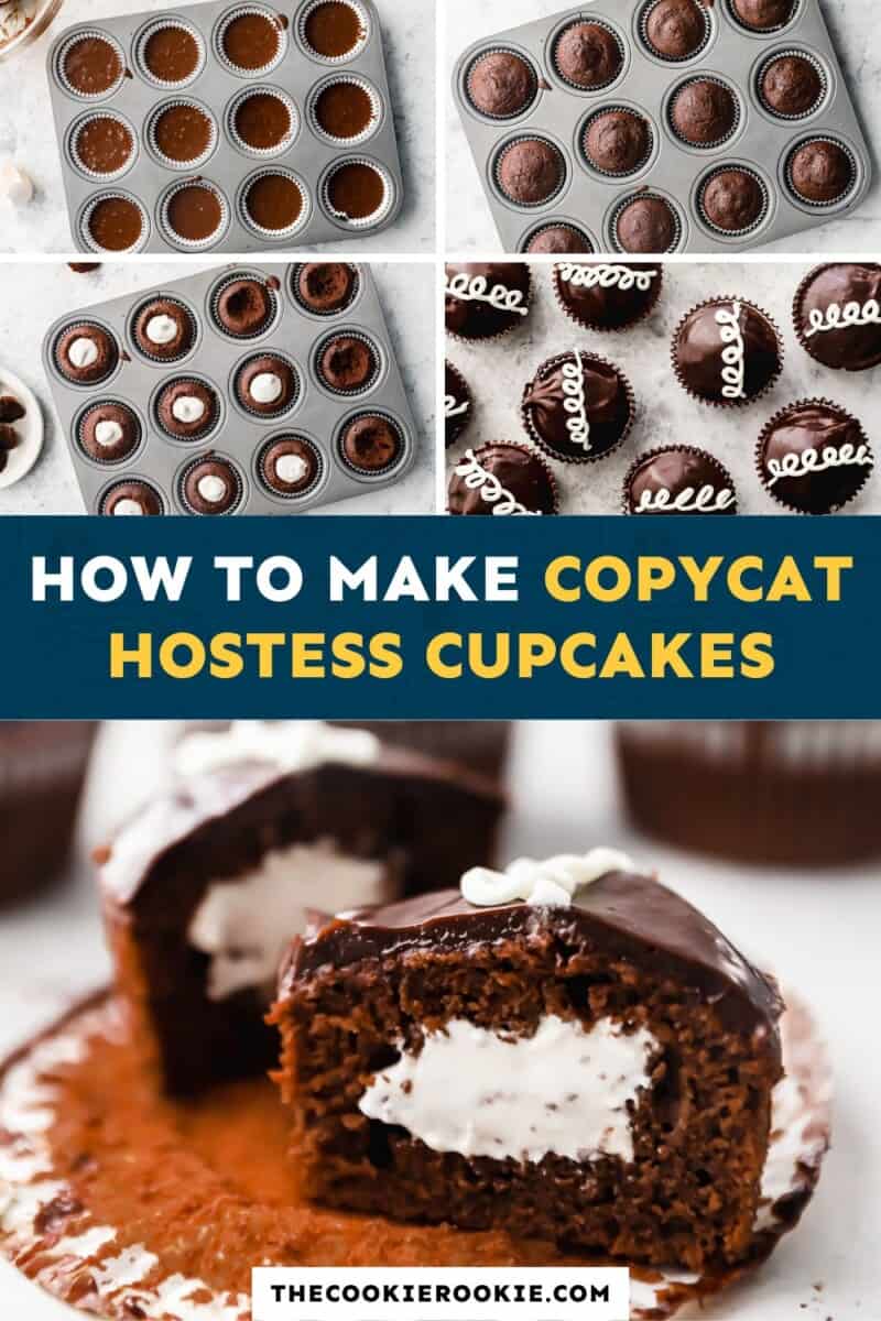 How to make copycat hostess cupcakes.