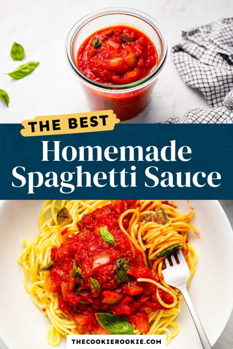 The best homemade spaghetti sauce.