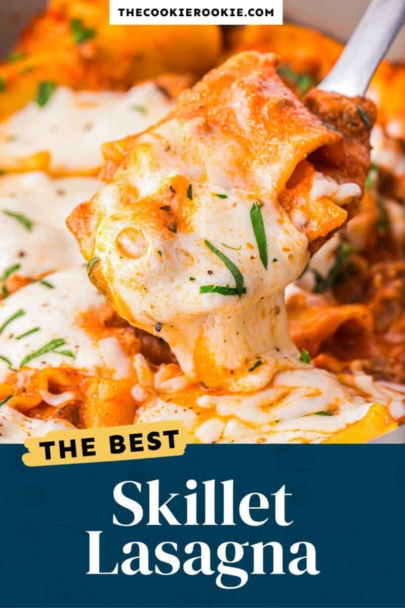 The best skillet lasagna.