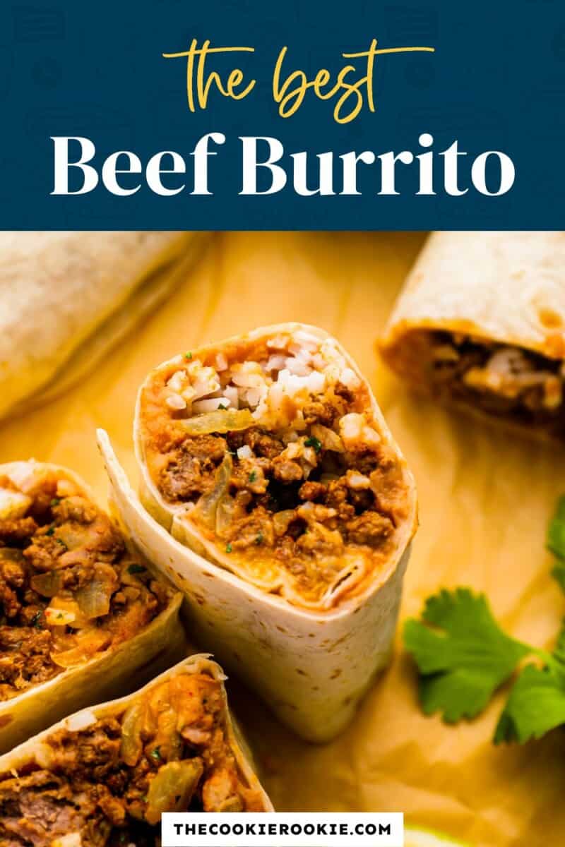 The best beef burrito.
