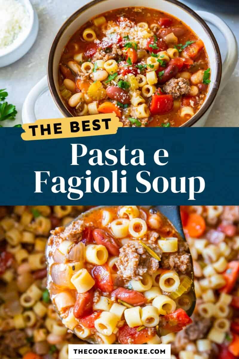 The best pasta e fagioli soup.