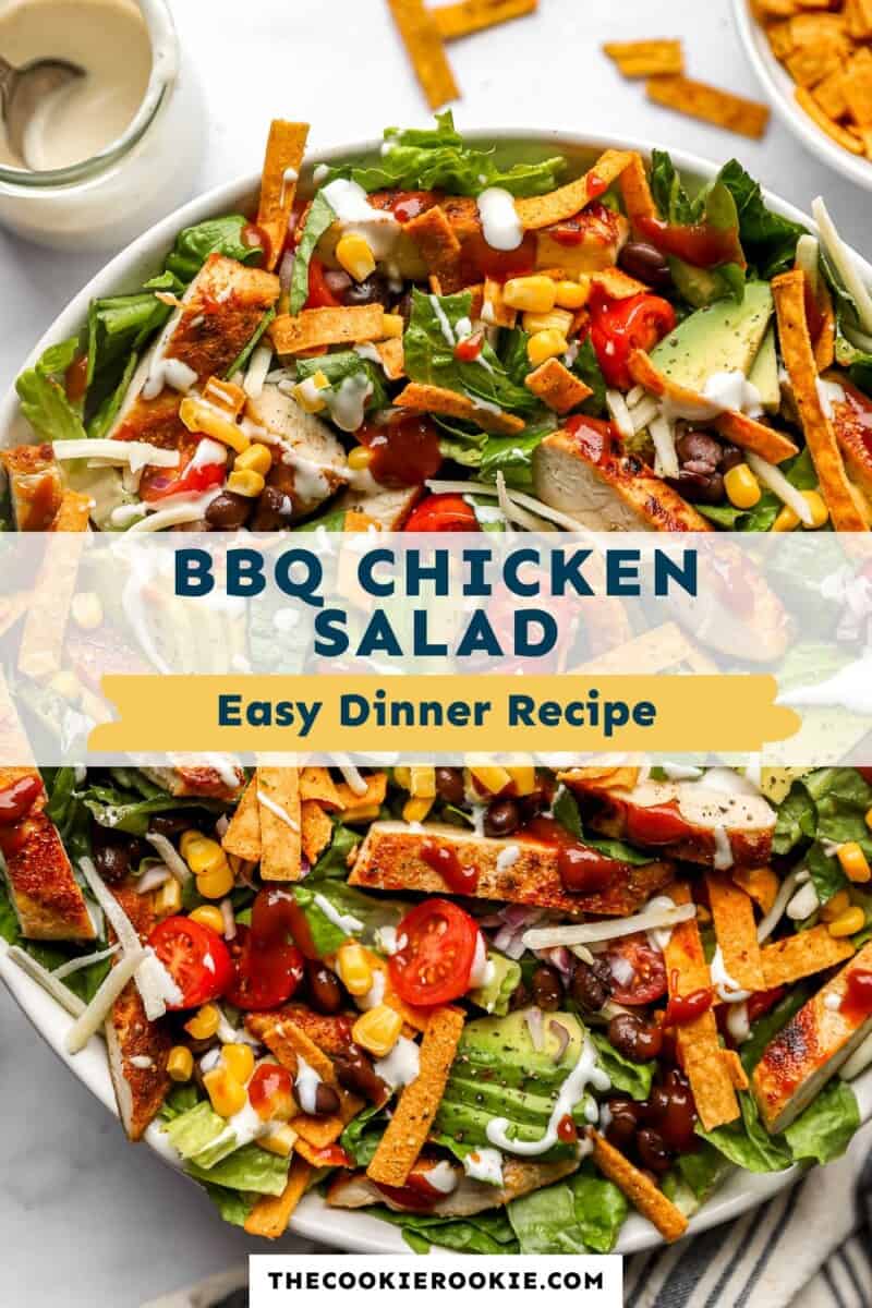 bbq chicken salad pinterest
