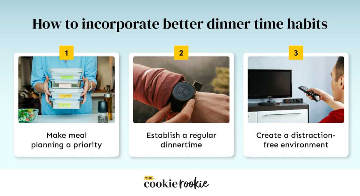 how to incorporate better dinner habits