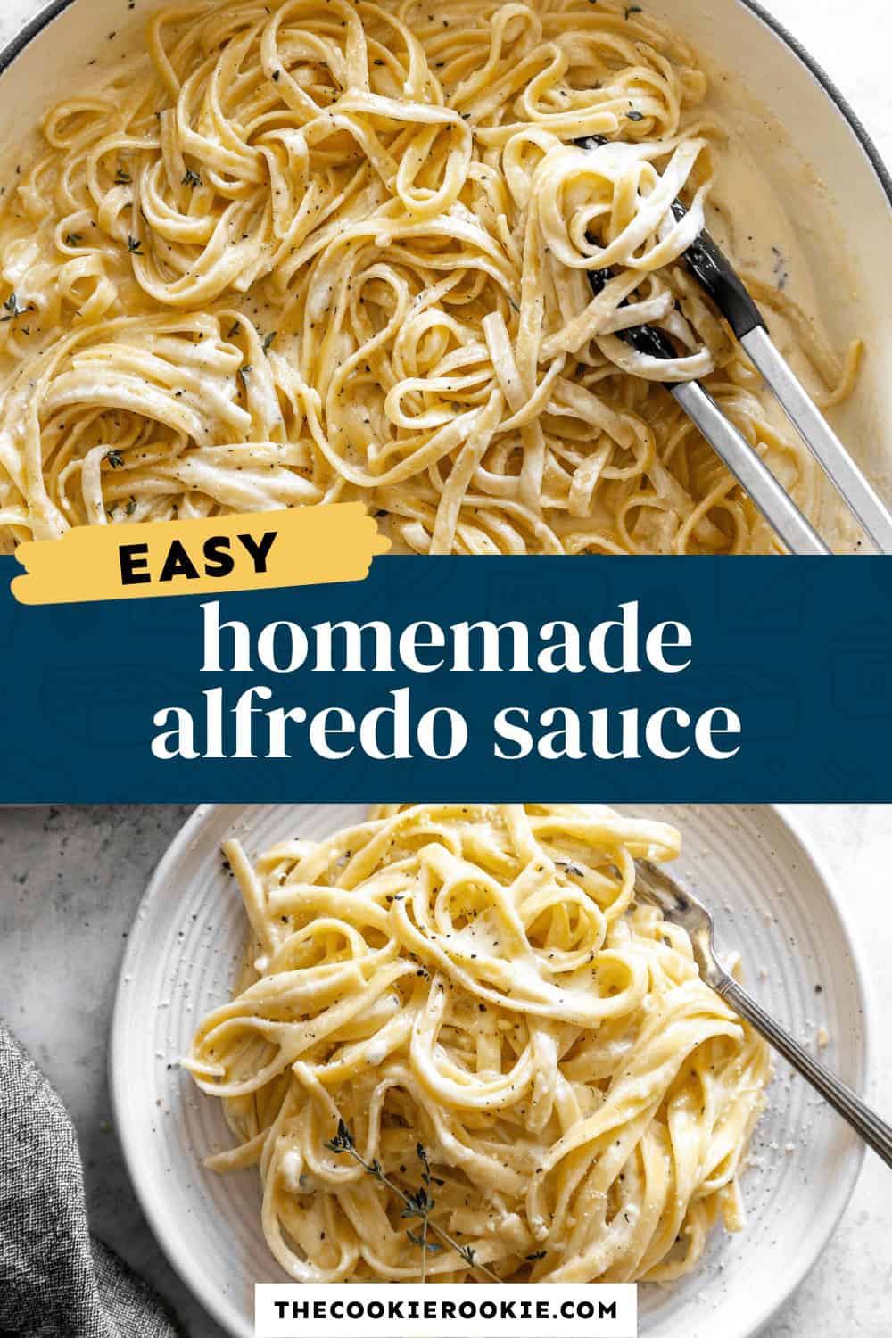 homemade alfredo sauce pin image - 4