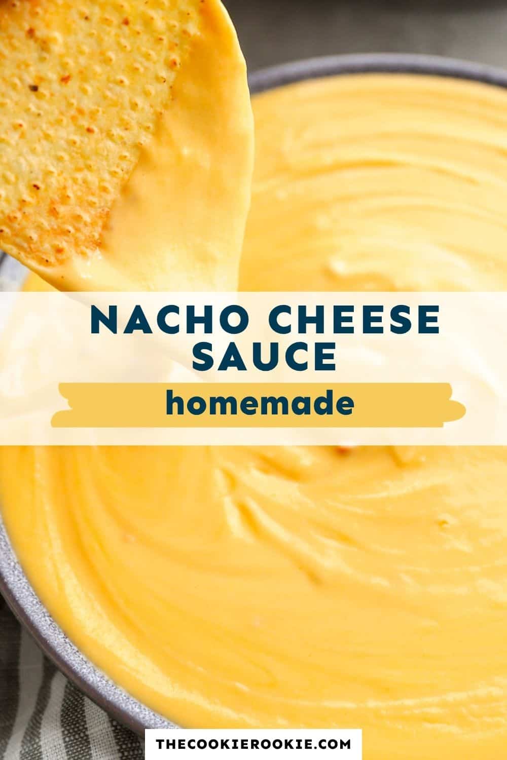 Pin-Bild mit Nacho-Käsesauce
