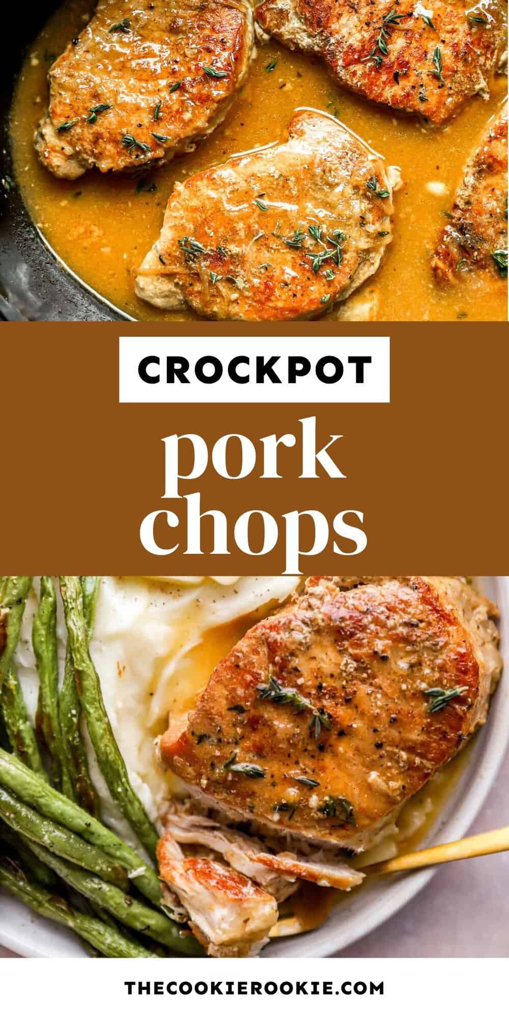 Crockpot Pork Chops Recipe The Cookie Rookie®