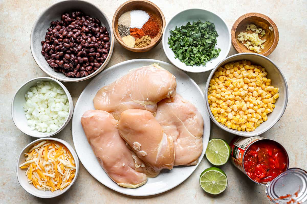 ingredients for cowboy chicken.
