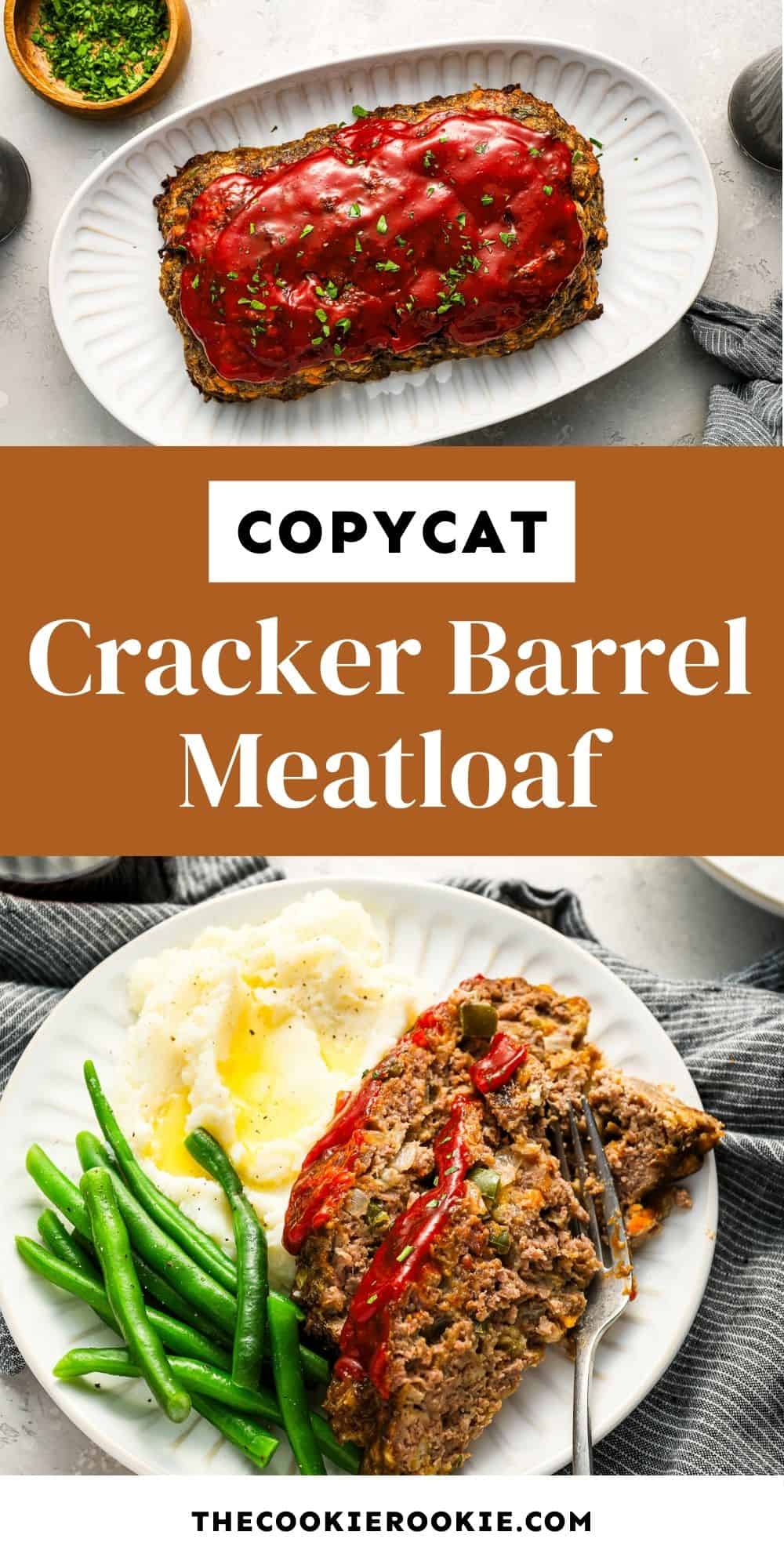 Cracker Barrel Meatloaf Recipe The Cookie Rookie®