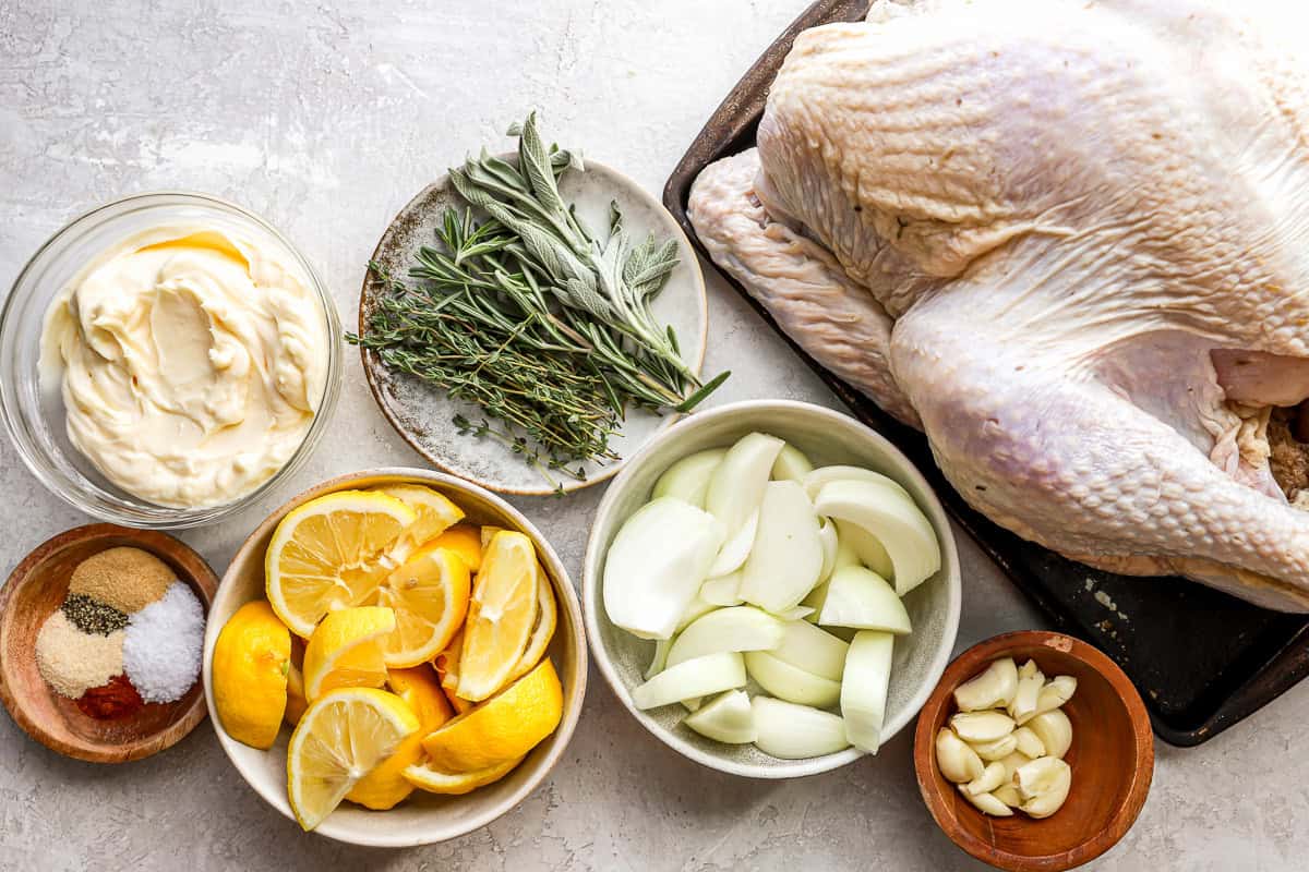 Mayonnaise Roasted Turkey Recipe - 56