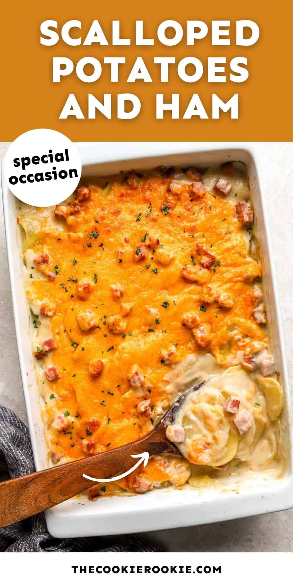 Scalloped Potatoes and Ham pin image