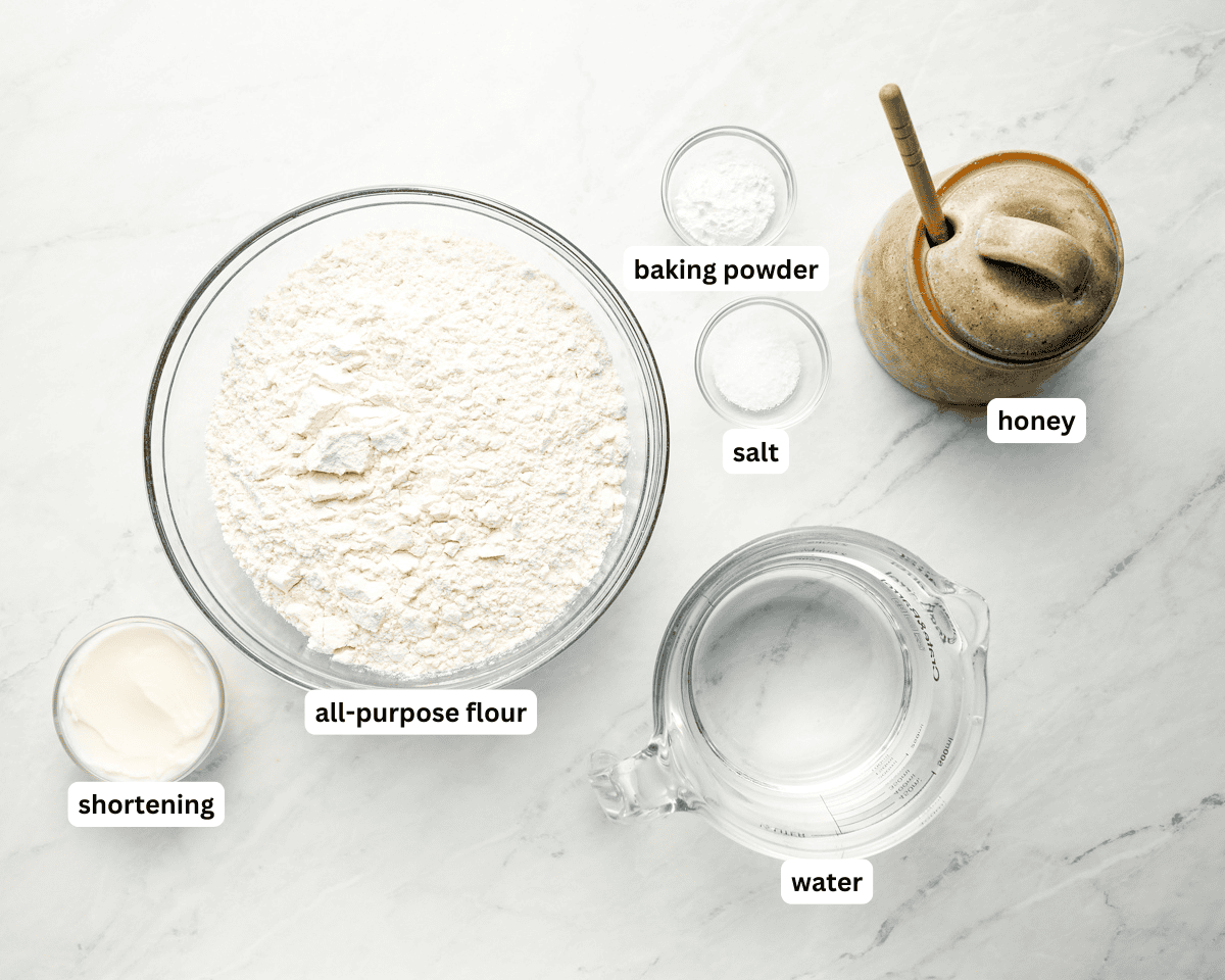 Homemade sopapillas ingredients