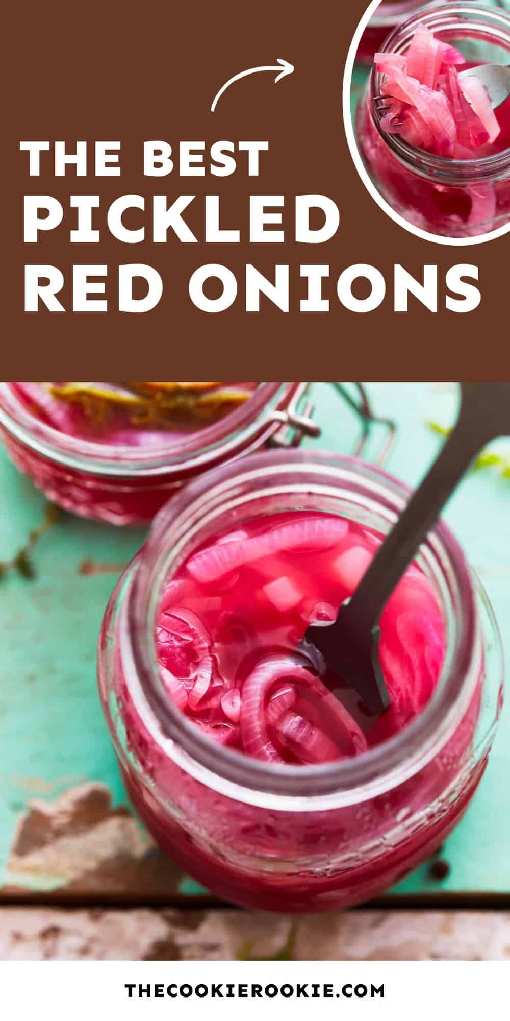 the best pickled red onions pin