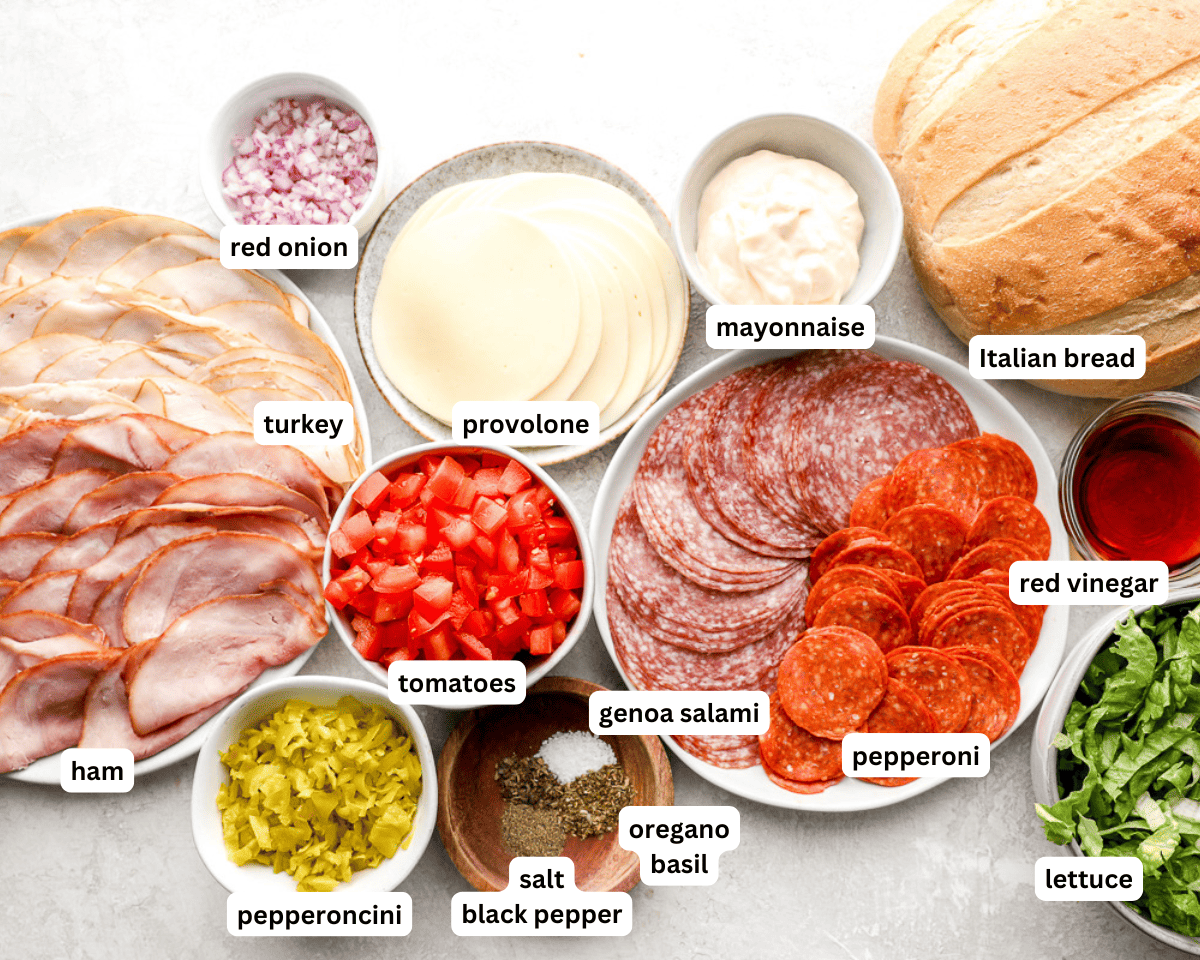 Hoagie dip ingredients