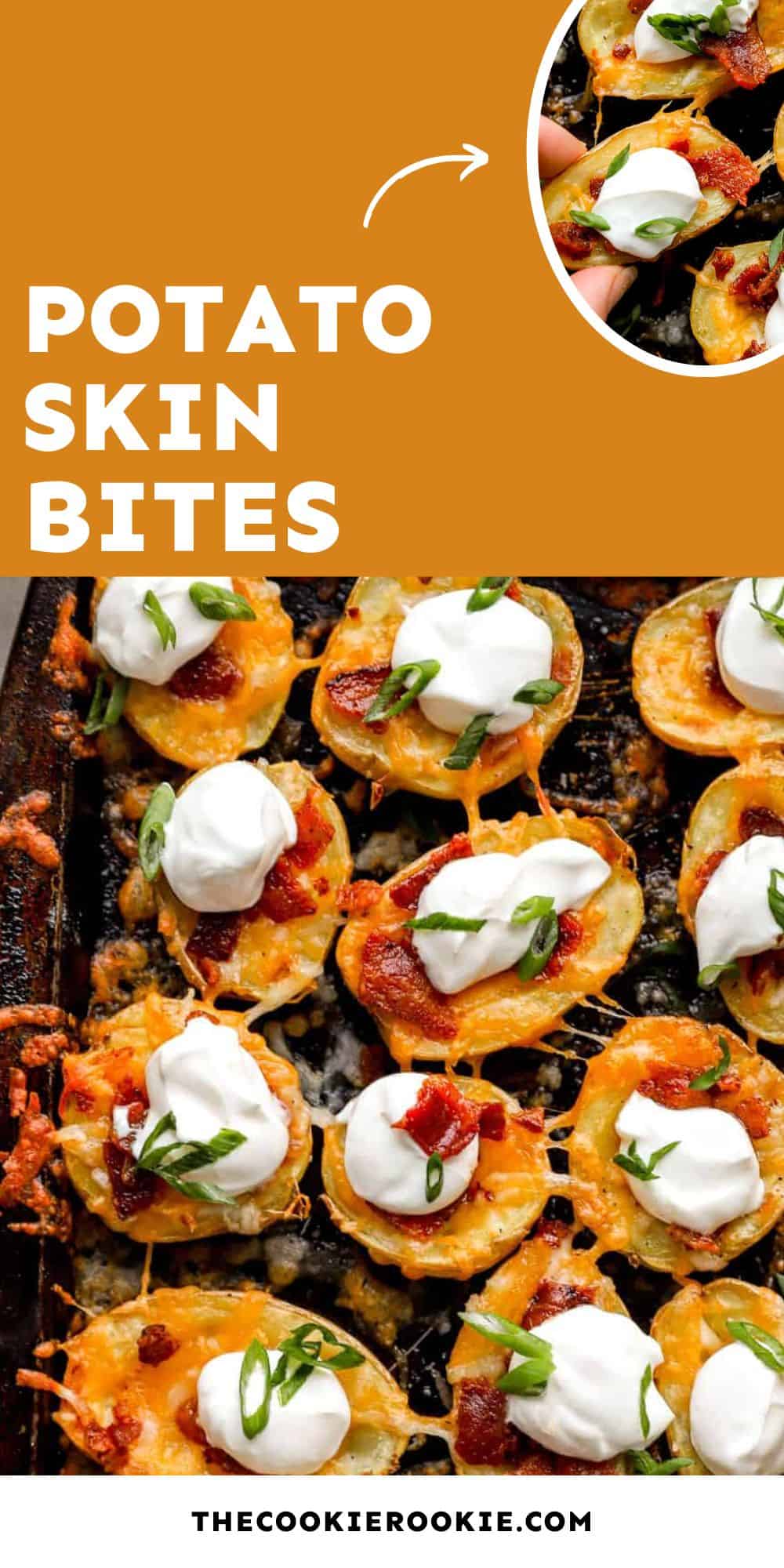 Potato Skin Bites pin image