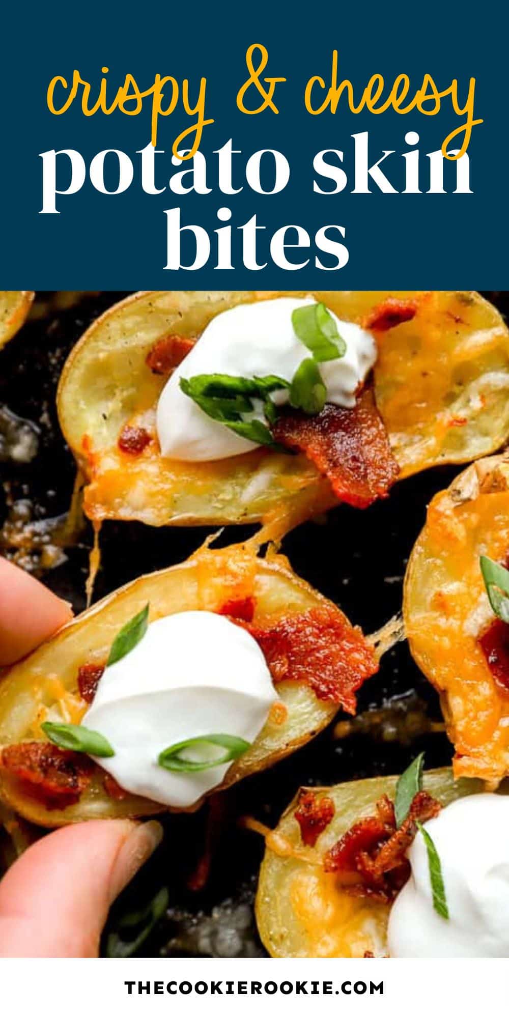 Potato Skin Bites pin image