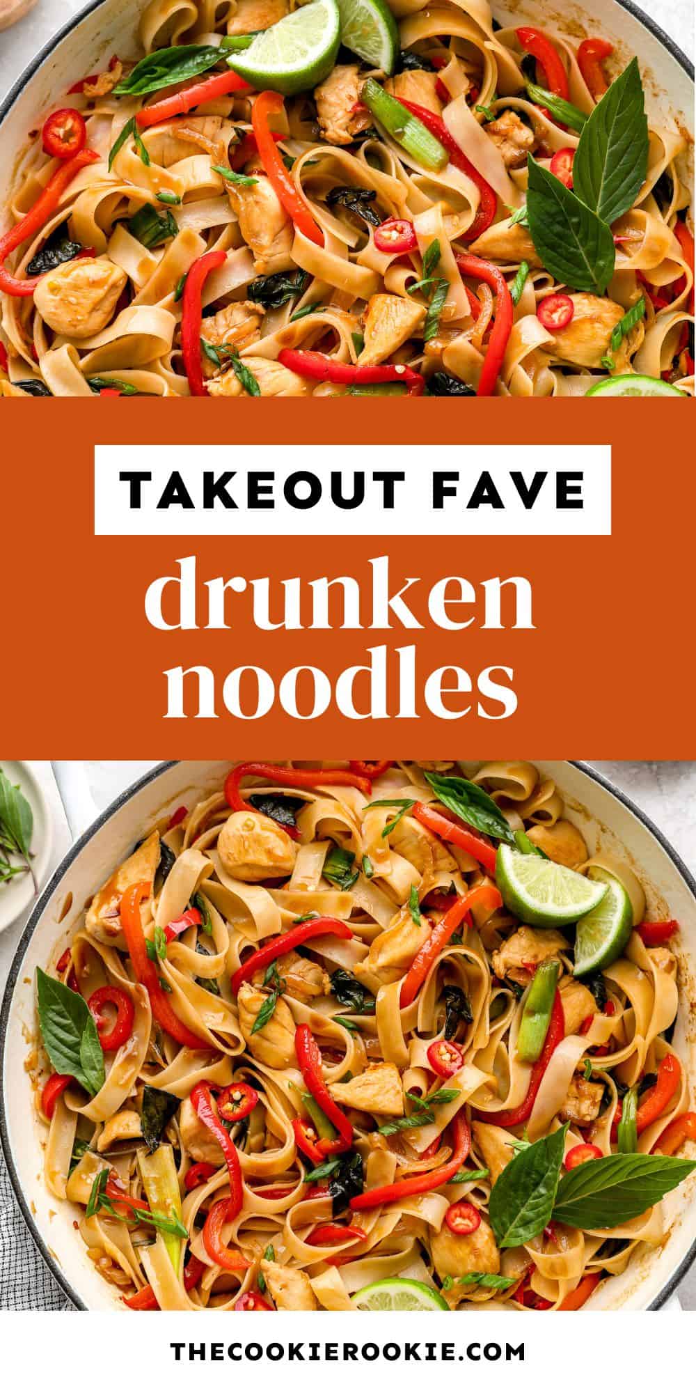 drunken noodles pin image