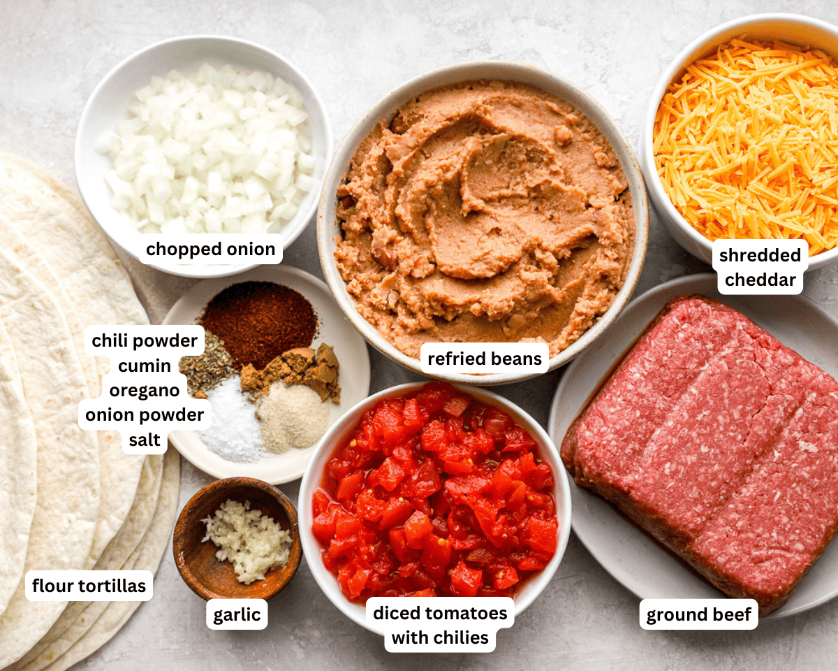 beef chimichangas ingredients