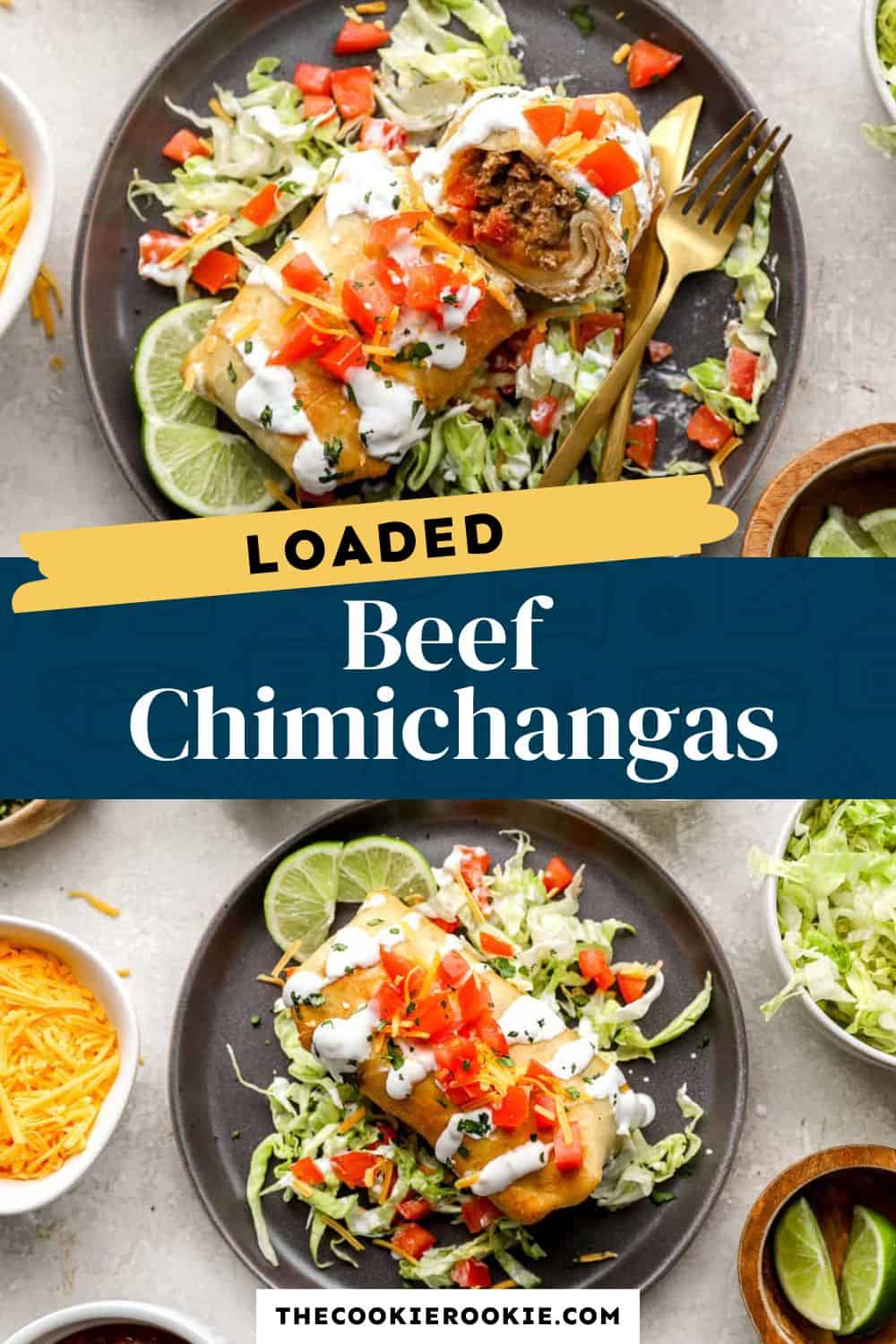 Beef Chimichangas pin image