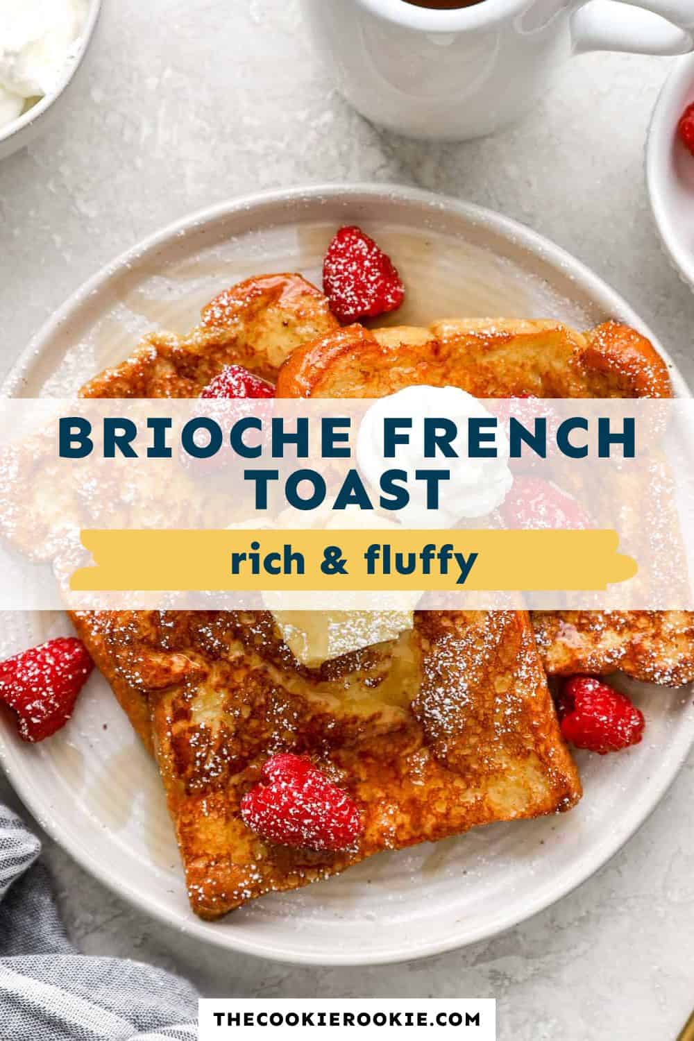 Brioche French Toast pin image