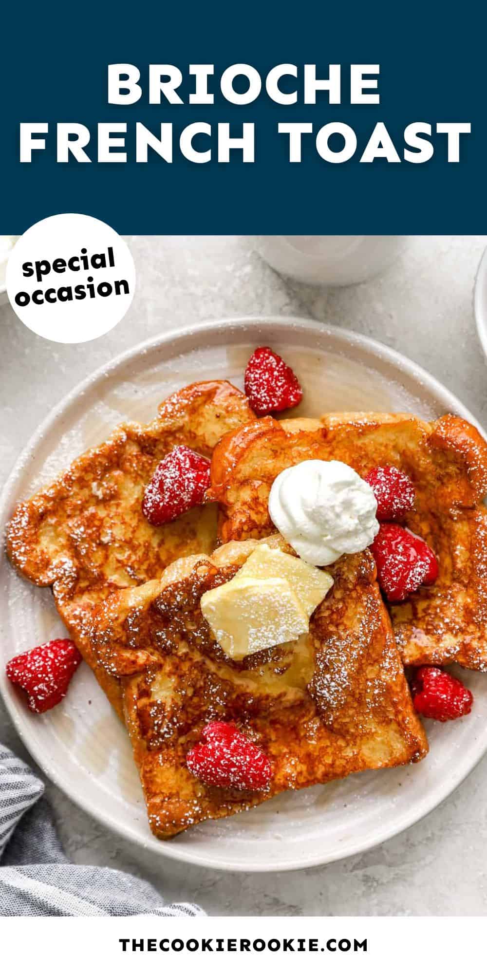 Brioche French Toast pin image