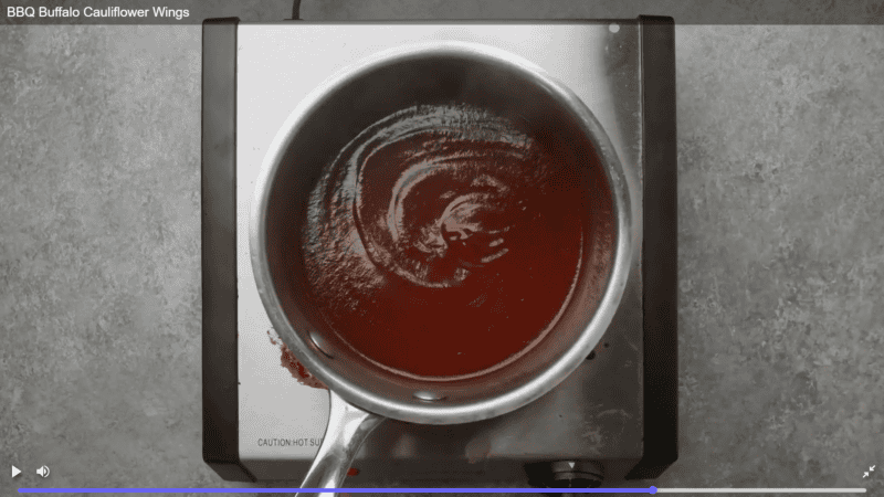 Sauce for cauliflower buffalo wings