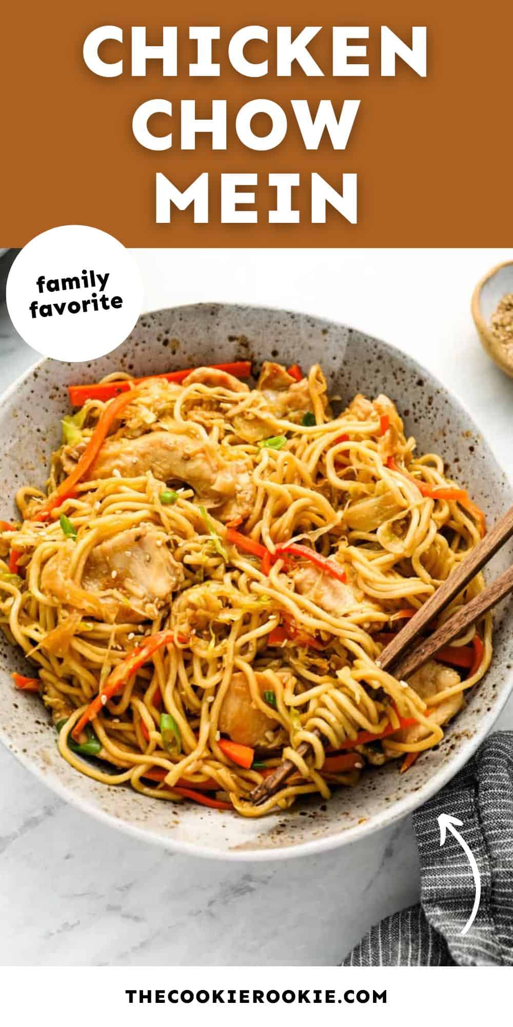 chicken chow mein pin image