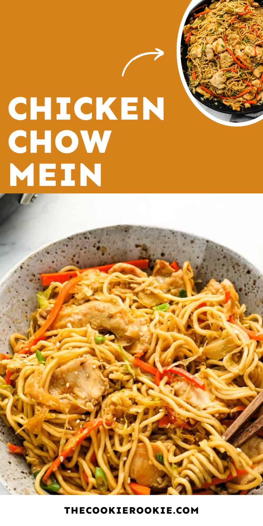 chicken chow mein pin image
