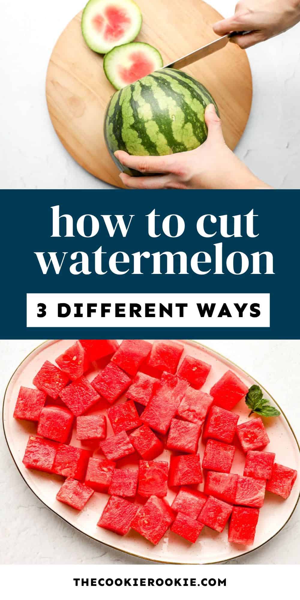 How to Cut Watermelon pin image
