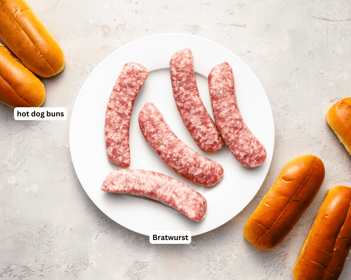 Air fryer brats ingredients