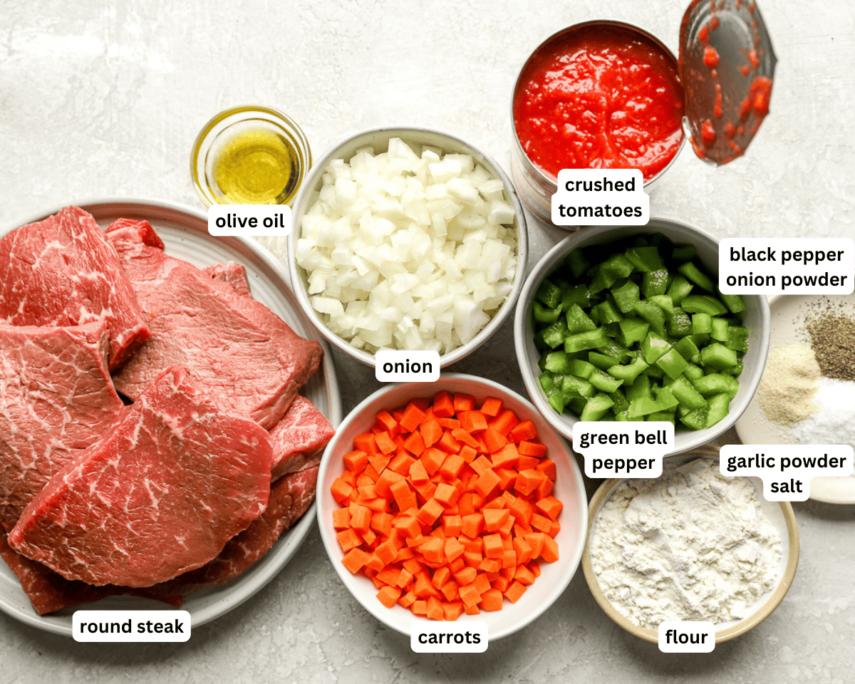Swiss steaks ingredients