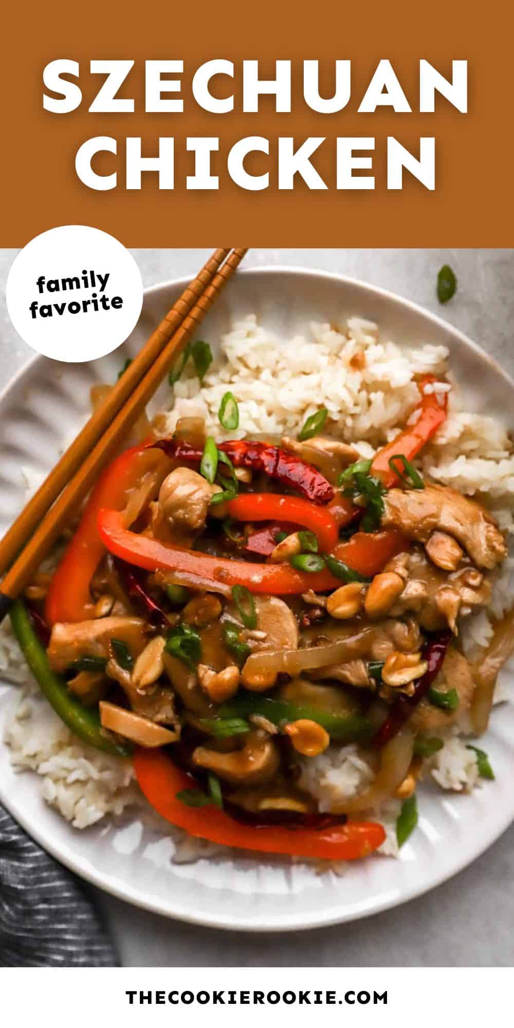 Szechuan Chicken pin image