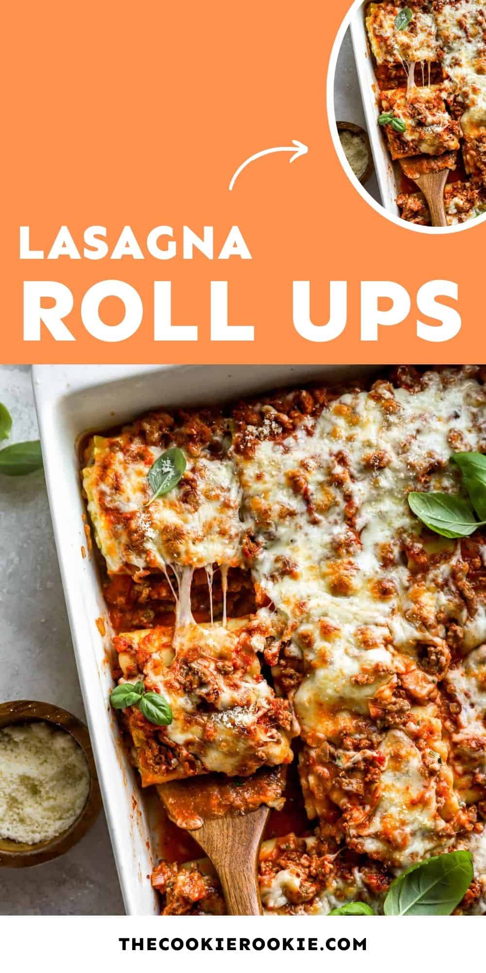 lasagna roll ups pin image