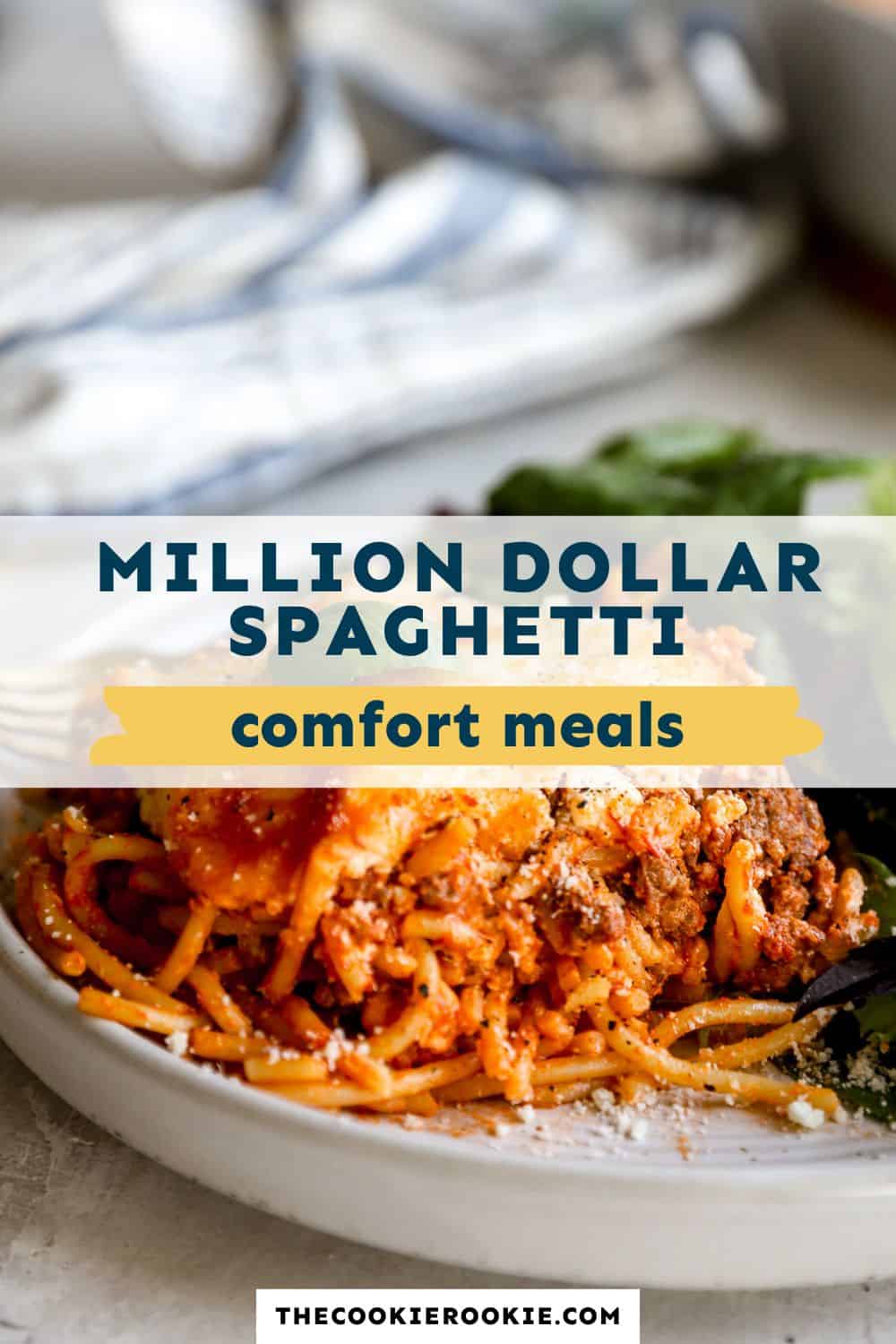 million dollar spaghetti pin image