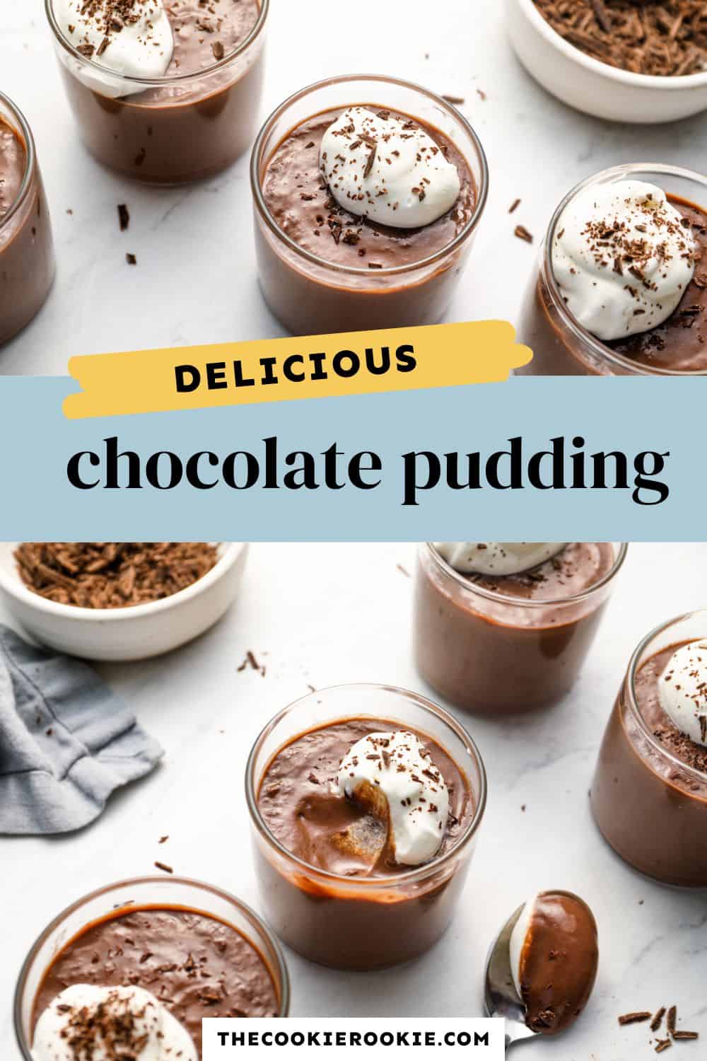 chocolate pudding pin image - 3