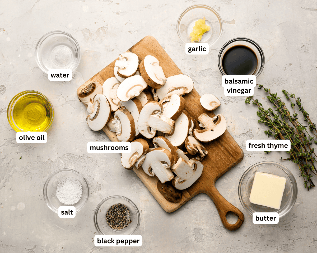 sautéed mushrooms ingredients