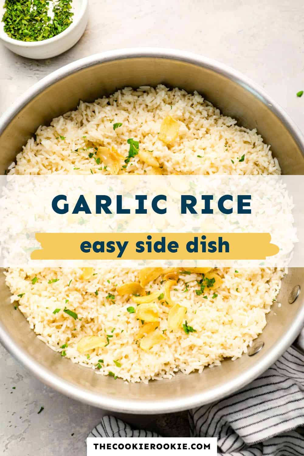 garlic rice pin image